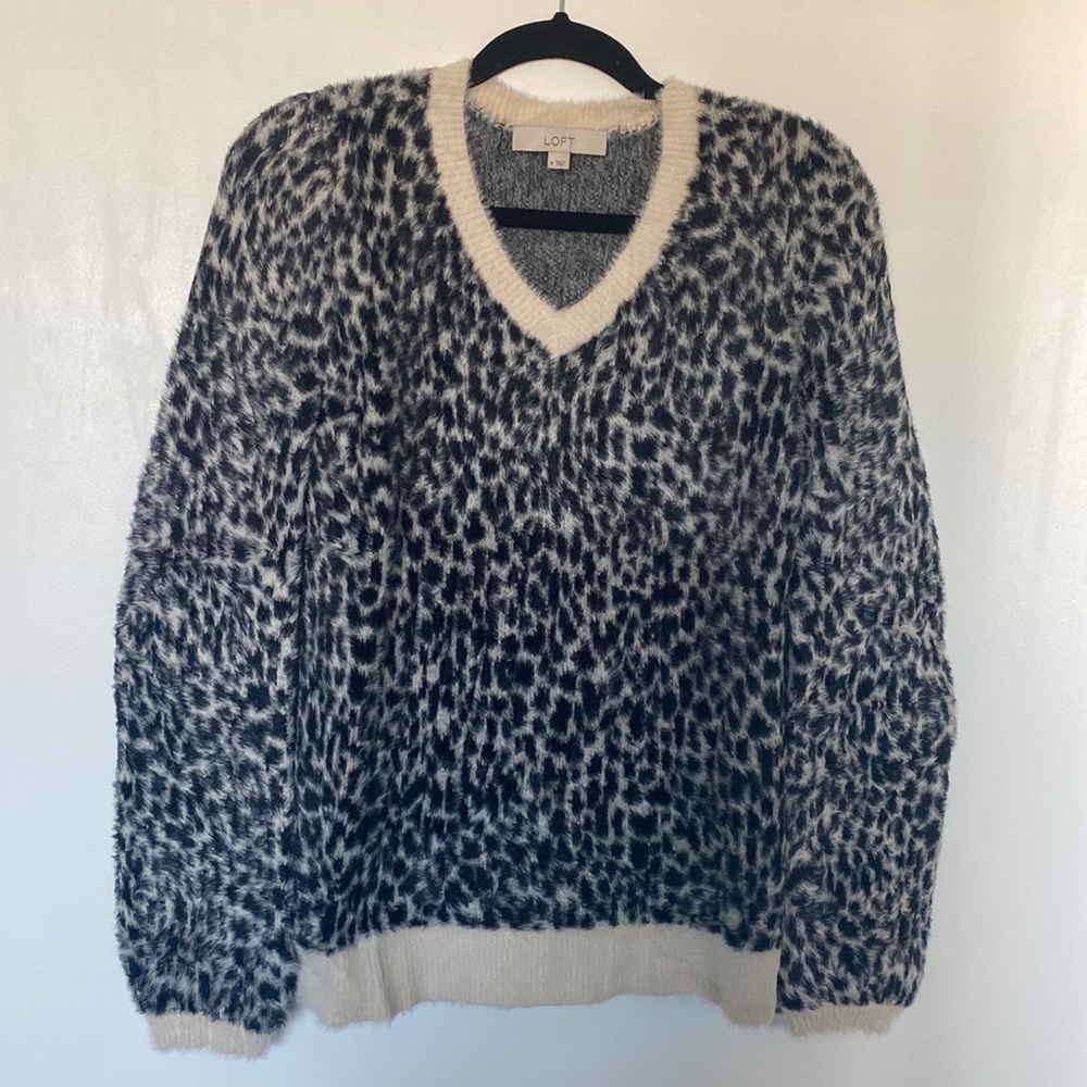 Loft leopard print sweater